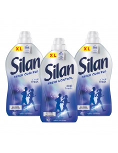 3x Delikatny płyn do płukania tkanin Silan Fresh Control Cool Fresh 3x 1364 ml 186 prań 9000101583106