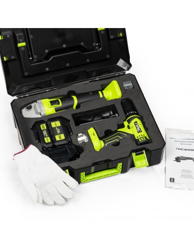 ZESTAW WKRĘTARKA I SZLIFIERKA KĄTOWA 20V NAC SMART NS-SET2-20V 5905842533387 3