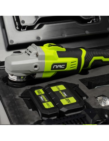 ZESTAW WKRĘTARKA I SZLIFIERKA KĄTOWA 20V NAC SMART NS-SET2-20V 5905842533387 11