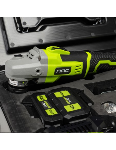 ZESTAW WKRĘTARKA I SZLIFIERKA KĄTOWA 20V NAC SMART NS-SET2-20V 5905842533387 11