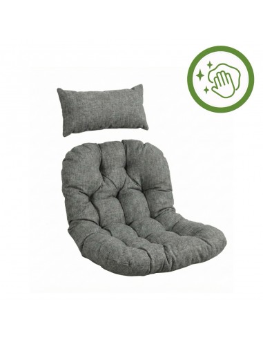 Grafitowy fotel wiszący Lizbona Meven  5