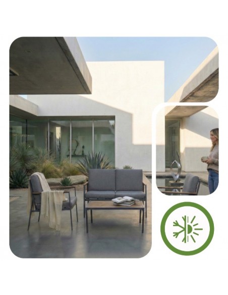 Nowoczesny zestaw mebli ogrodowych dla 4 osób Noto Meven  3