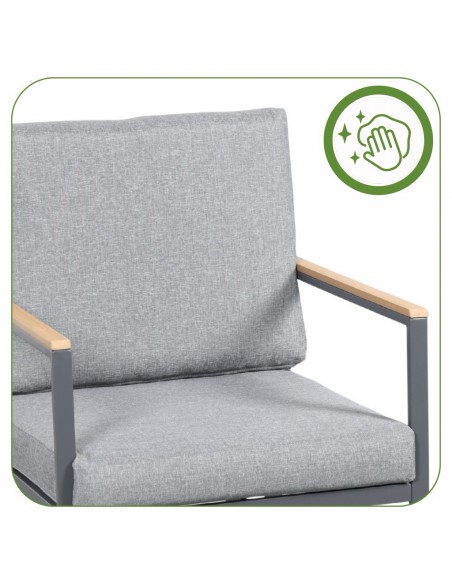 Nowoczesny zestaw mebli ogrodowych dla 4 osób Noto Meven  6