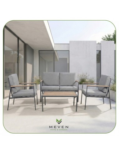 Nowoczesny zestaw mebli ogrodowych dla 4 osób Noto Meven  7