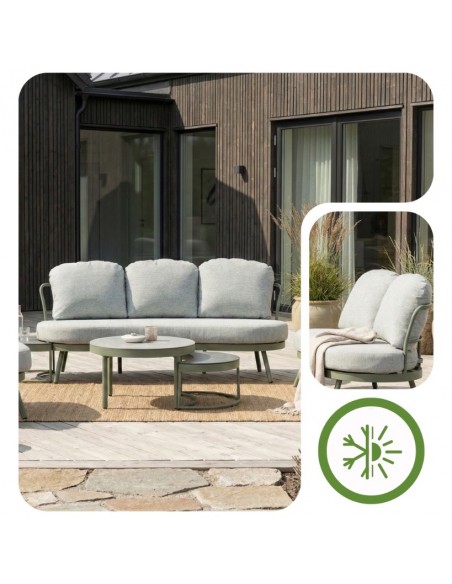 Stylowy zestaw mebli ogrodowych z poduszkami dla 6 osób Burgos Meven  4