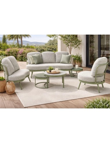 Stylowy zestaw mebli ogrodowych z poduszkami dla 6 osób Burgos Meven  14