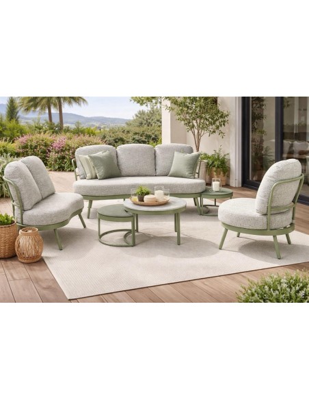 Stylowy zestaw mebli ogrodowych z poduszkami dla 6 osób Burgos Meven  14