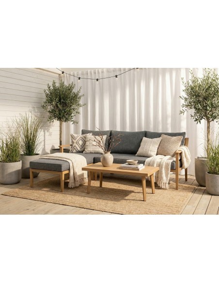 Skandynawskie meble do ogrodu, na taras: narożnik + stolik kawowy Ankona Meven  14