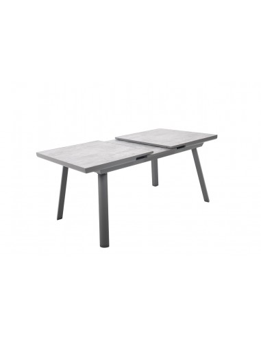 Aluminiowy stół rozkładany do ogrodu grafitowy 150/190cm Grenada Meven  10