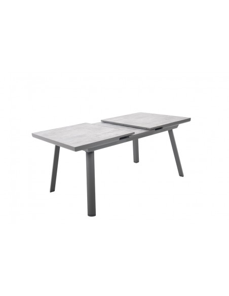 Aluminiowy stół rozkładany do ogrodu grafitowy 150/190cm Grenada Meven  10