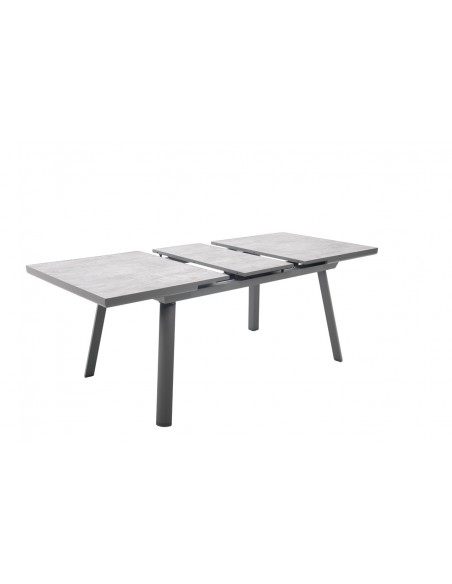 Aluminiowy stół rozkładany do ogrodu grafitowy 150/190cm Grenada Meven  11