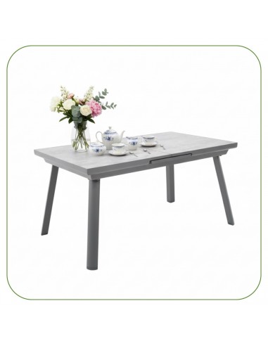 Aluminiowy stół rozkładany do ogrodu grafitowy 150/190cm Grenada Meven  13