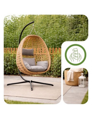 Naturalny fotel wiszący Aura Meven  4