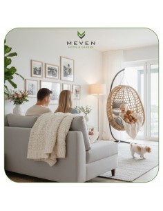 Naturalny fotel wiszący Aura Meven  2