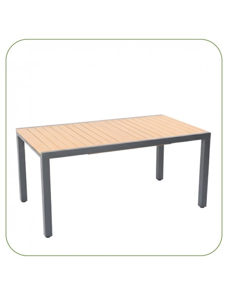 Ogrodowy stół rozkładany z aluminium 160/240 cm Valencia Meven  11