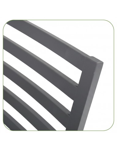 Grafitowe krzesło ogrodowe z poduszkami Valencia Meven 2 szt.  8