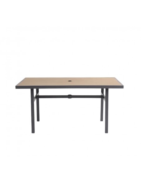 Zestaw mebli ogrodowych: narożnik + stół obiadowy + ławka z poduszkami Siena Meven  11