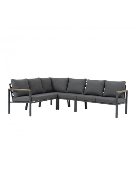 Zestaw mebli ogrodowych: narożnik + stół obiadowy + ławka z poduszkami Siena Meven  10