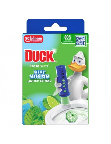Miętowe krążki żelowe do toalety Duck Fresh Discs Mint Mission 36 ml 
