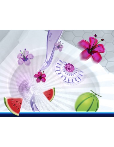 Żelowy krążek do toalety Duck Fresh Discs Hibiscus Hyperspace 36 ml  4