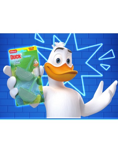 Barwiąca zawieszka do toalety Duck Aqua Turquoise 4in1 Mint Mission  2