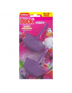 Podwójna zawieszka do toalet Duck Aqua Purple 4in1 Hibiscus Hyperspace 