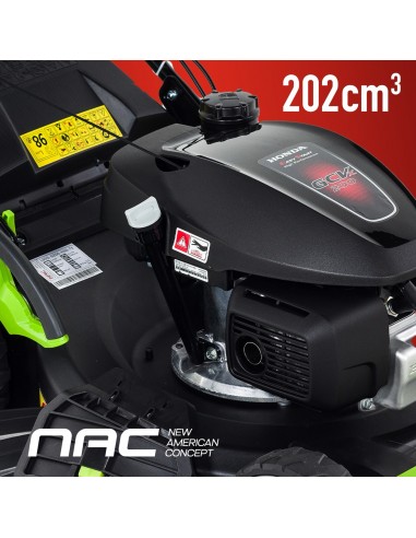 Kosiarka spalinowa z koszem NAC 202 cm³ kosz 60 l, szer. koszenia 53 cm LS53-G200-HSD-TX + Robot za 1 zł 5902490742475 13