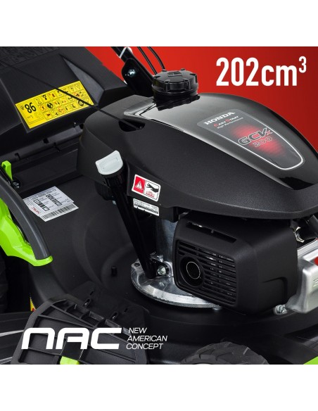 Kosiarka spalinowa z koszem NAC 202 cm³ kosz 60 l, szer. koszenia 53 cm LS53-G200-HSD-TX + Robot za 1 zł 5902490742475 13