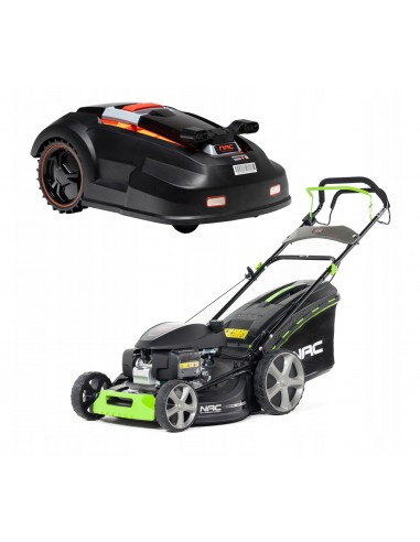 Kosiarka spalinowa z koszem NAC 202 cm³ kosz 60 l, szer. koszenia 53 cm LS53-G200-HSD-TX + Robot za 1 zł 5902490742475