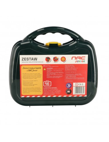 Zestaw małego majsterkowicza w walizce NAC Junior ZB-DIY-TS-0001  4