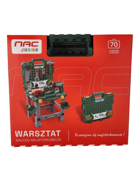 Zabawkowy warsztat małego majsterkowicza NAC Junior ZB-DIY-TAB-0001  5