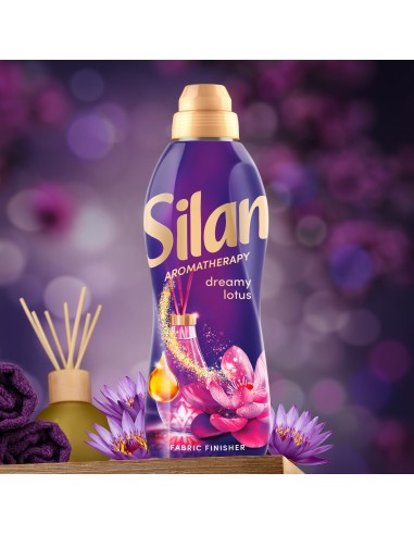 Intensywny płyn do płukania tkanin Silan Aromatherapy Dreamy Lotus 1364 ml, 62 prania 9000101582604 5