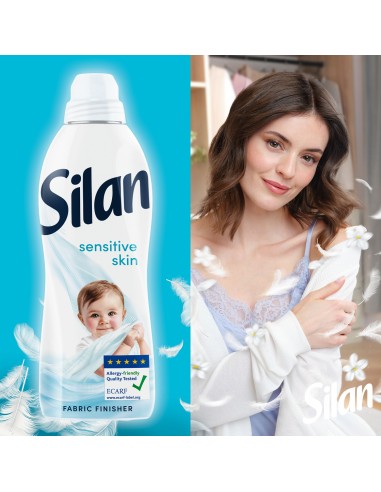 Hipoalergiczny płyn do płukania tkanin Silan Sensitive 1,672L 9000101590272 7