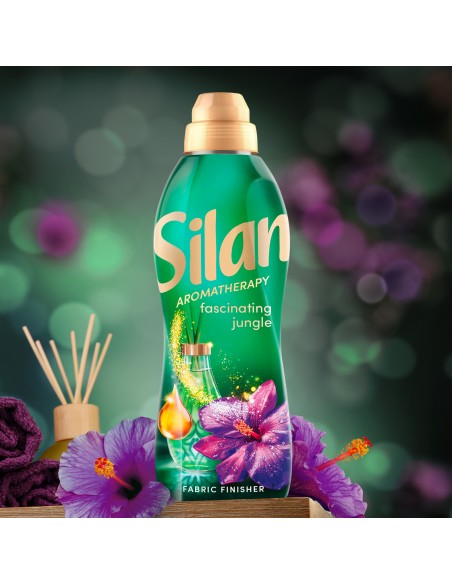 Zmiękczający płyn do płukania tkanin Silan Aromatherapy Fascinating Jungle 3x1364 ml 186 prań 9000101583069 6