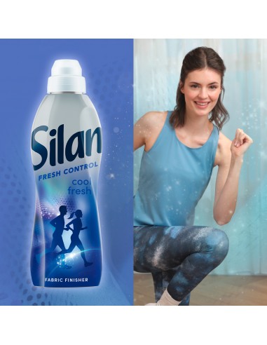 3x Delikatny płyn do płukania tkanin Silan Fresh Control Cool Fresh 3x 1364 ml 186 prań 9000101583106 6