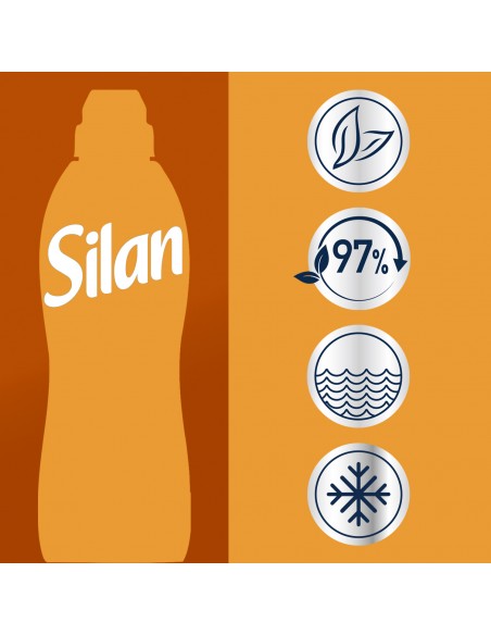 3x Zmiękczający koncentrat do płukania Silan Aromatherapy Fascinating Frangipani 3x 1364 ml 186 prań 9000101582642 2