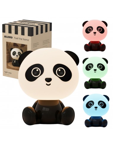 Bezprzewodowa lampka nocna dla dzieci RGB Panda 