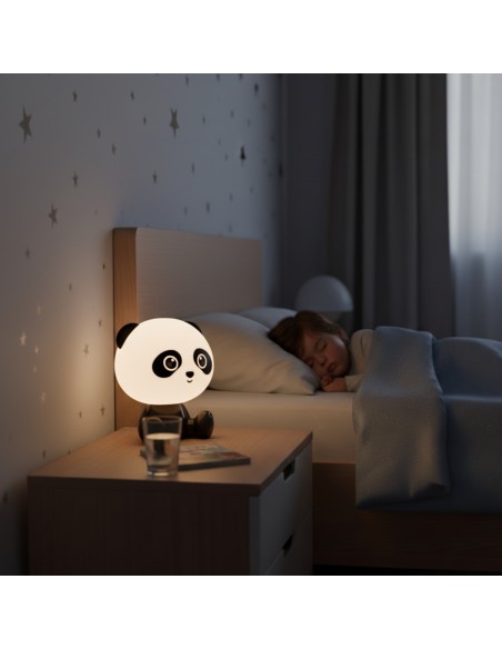 Bezprzewodowa lampka nocna dla dzieci RGB Panda  5