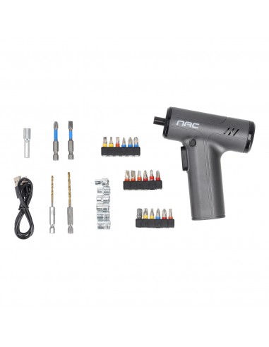 Wkrętak akumulatorowy 4V NAC SC-4V-ST z akcesoriami  9