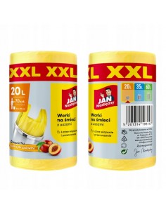 Zapachowe worki na śmieci 20 L JAN Niezbędny, rolka XXL 70 szt. 