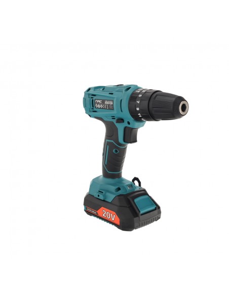 Akumulatorowa wkrętarko-wiertarka z udarem w walizce NAC CDB-LI-30-20V-2  5