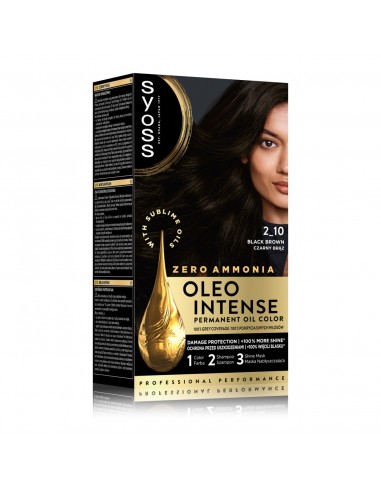 Farba do włosów Czarny brąz bez amoniaku Syoss 9000100815185