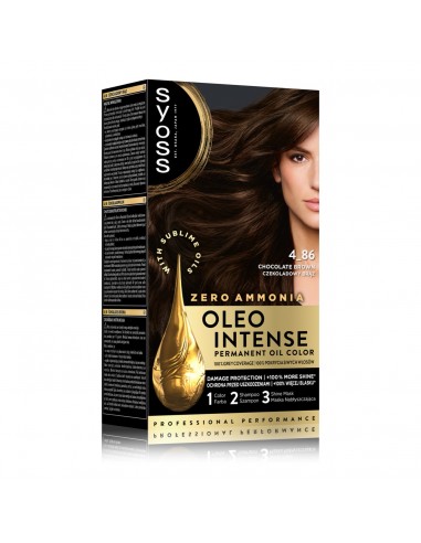Farba do włosów czekoladowy brąz bez amoniaku Syoss 9000100927055