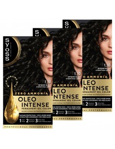 Farba intensywna czerń bez amoniaku do włosów Syoss 3x 3838824405612