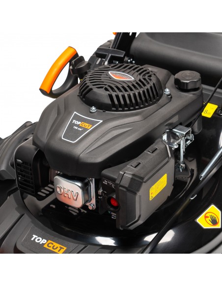 Mocna kosiarka spalinowa z napędem i silnikiem Loncin 196cc TOP CUT TC-LS-51-196L  10