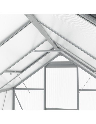 Szklarnia ogrodowa z poliwęglanu z oknami dachowymi 302 cm x 183 cm 5,24 m2  8