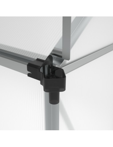 Szklarnia ogrodowa z poliwęglanu z oknami dachowymi 302 cm x 183 cm 5,24 m2  10