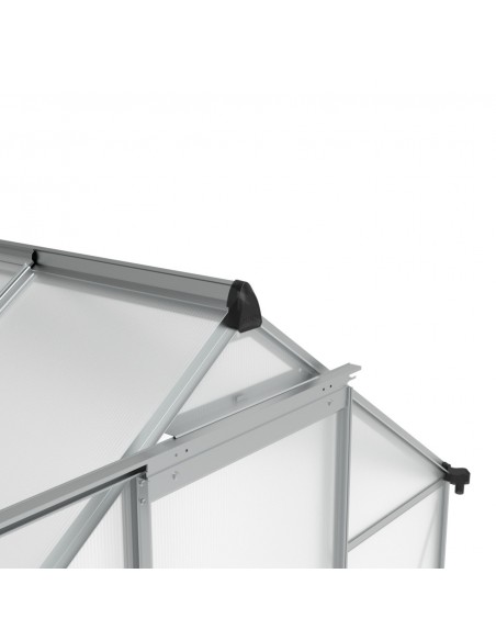 Szklarnia ogrodowa z poliwęglanu z oknami dachowymi 302 cm x 183 cm 5,24 m2  11