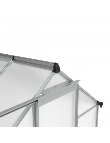 Duża szklarnia ogrodowa z poliwęglanu z oknami 361 cm x 183 cm 6,25m2  6