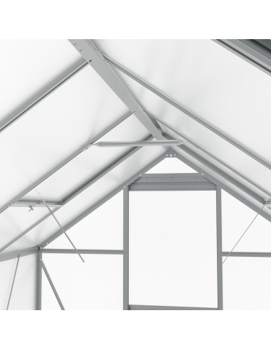 Duża szklarnia ogrodowa z poliwęglanu z oknami 361 cm x 183 cm 6,25m2  8